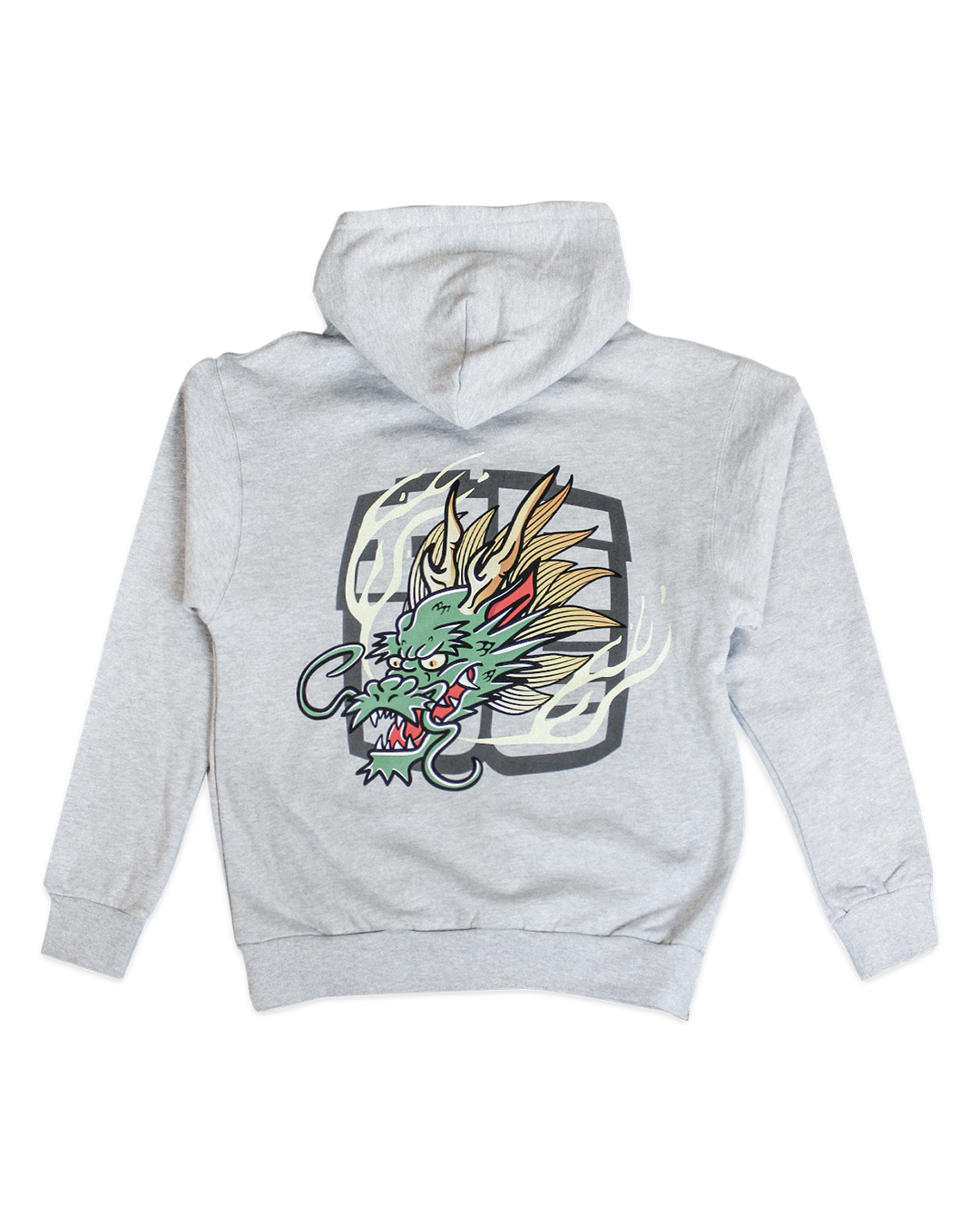 DRAGON HEAD GREY HOODIE