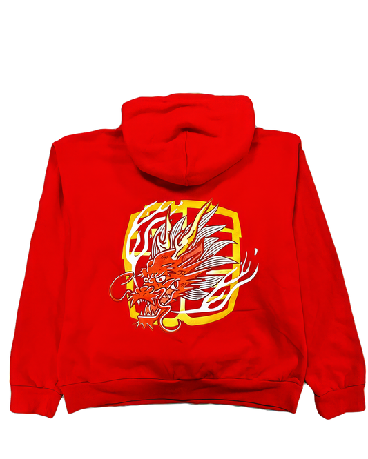 DRAGON HEAD RED HOODIE