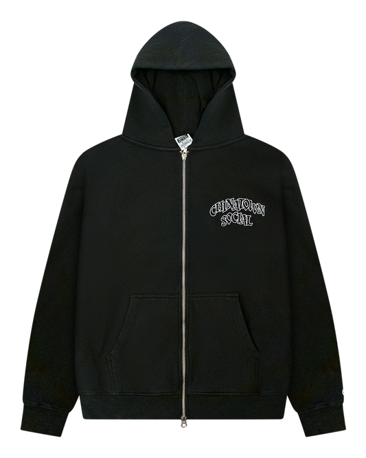 LUCKY SNAKE FULL ZIP HOODIE